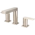 Olympia Two Handle Lavatory Widespread Faucet in PVD Brushed Nickel L-7400-BN